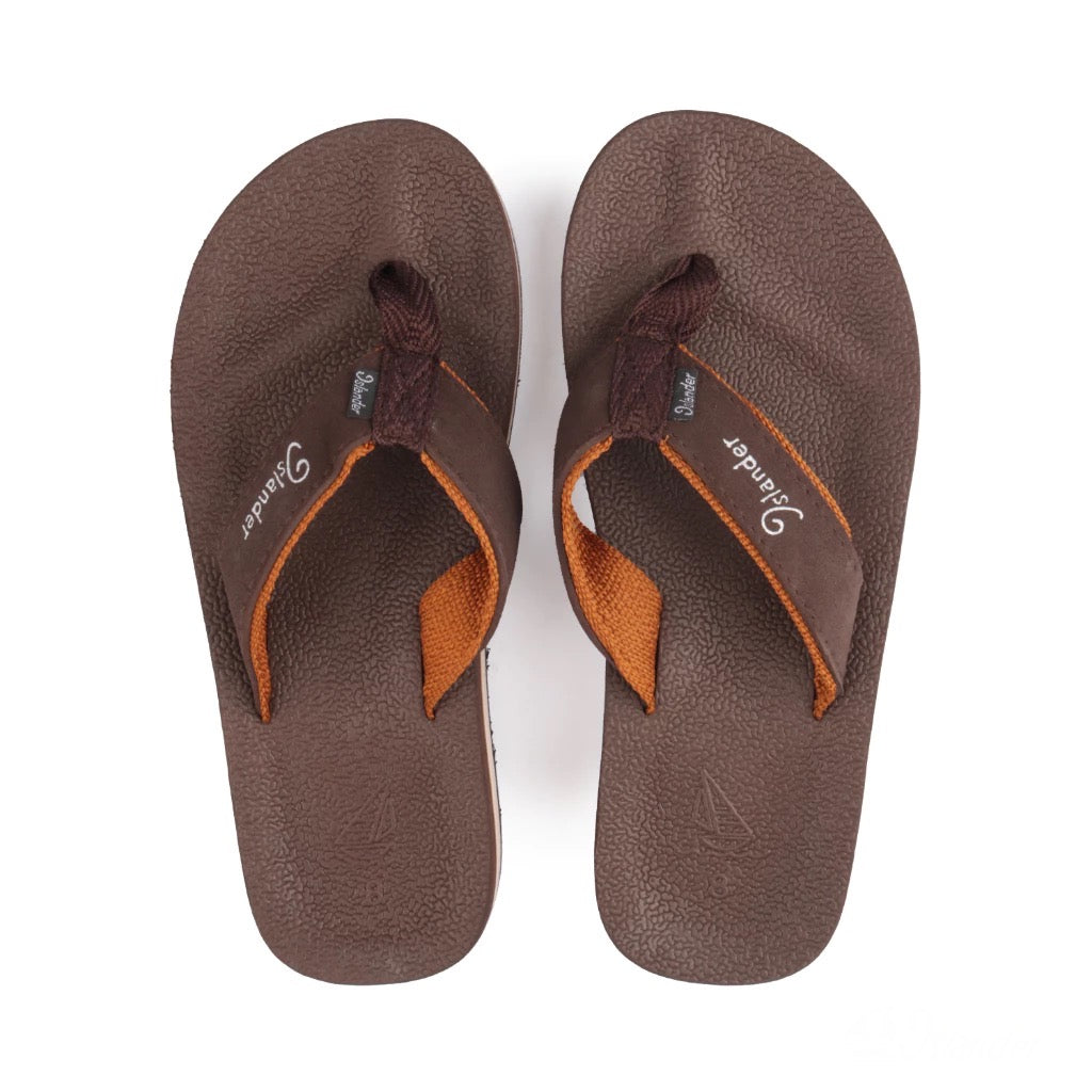 2100 Series Sandals (Flip Flops) - Brown / Cream
