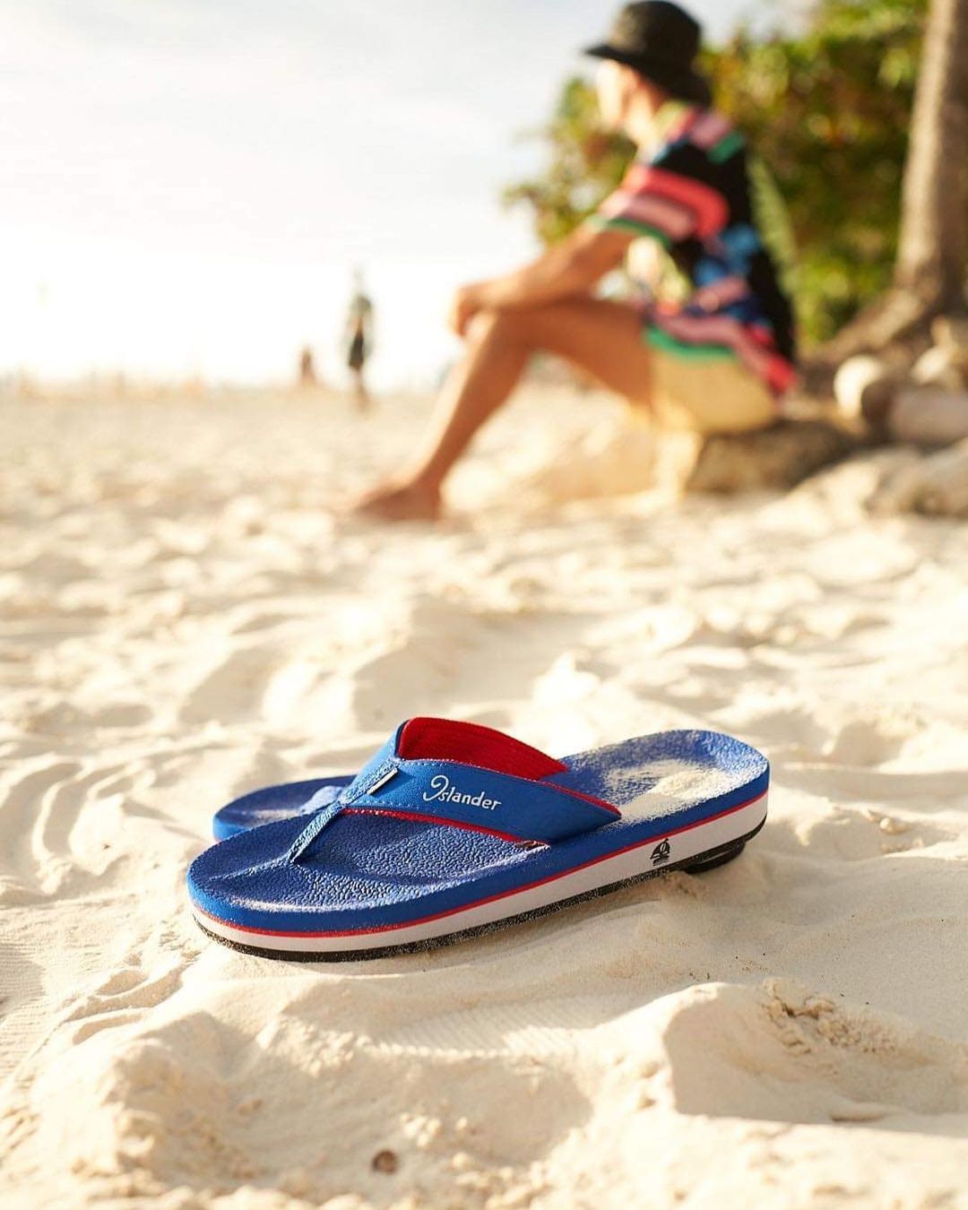 2100 Series Sandals (Flip Flops) - Royal Blue / Red
