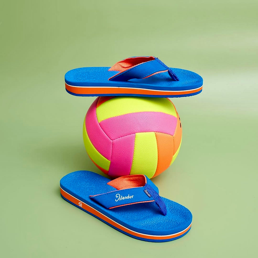 2300 Series Sandals (Flip Flops) - Blue / Orange