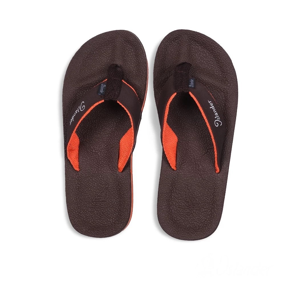 2300 Series Sandals (Flip Flops) - Brown / Orange
