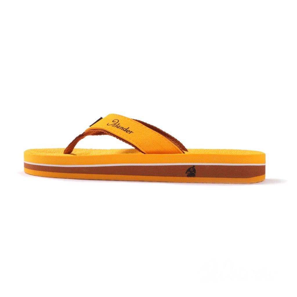 2400 Series Sandals (Flip Flops) - Mustard / Tan