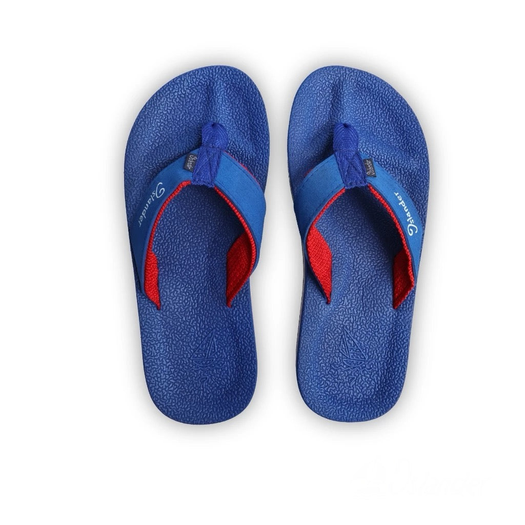2100 Series Sandals (Flip Flops) - Royal Blue / Red