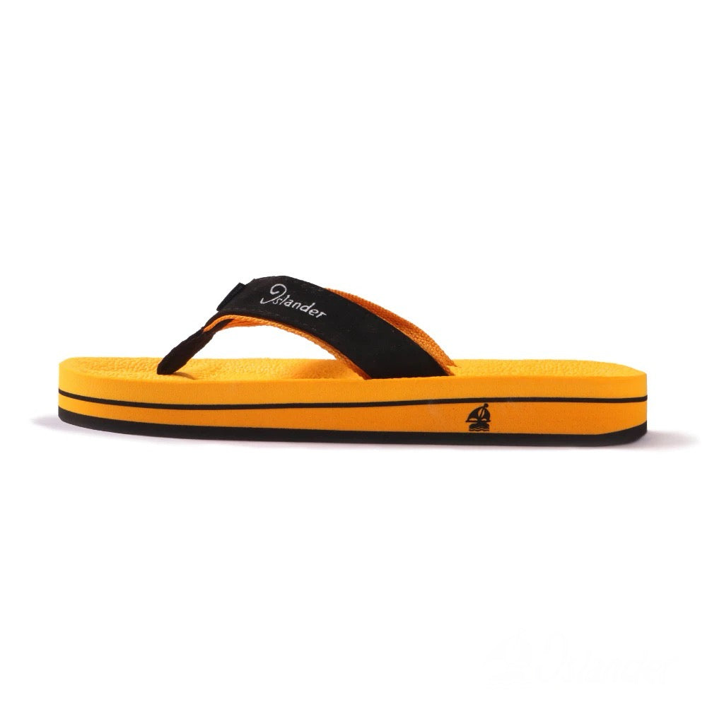 2400 Series Sandals (Flip Flops) - Mustard / Black