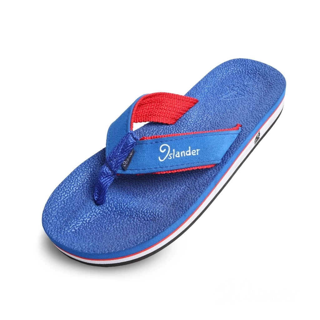 2100 Series Sandals (Flip Flops) Royal Blue Red – Islander