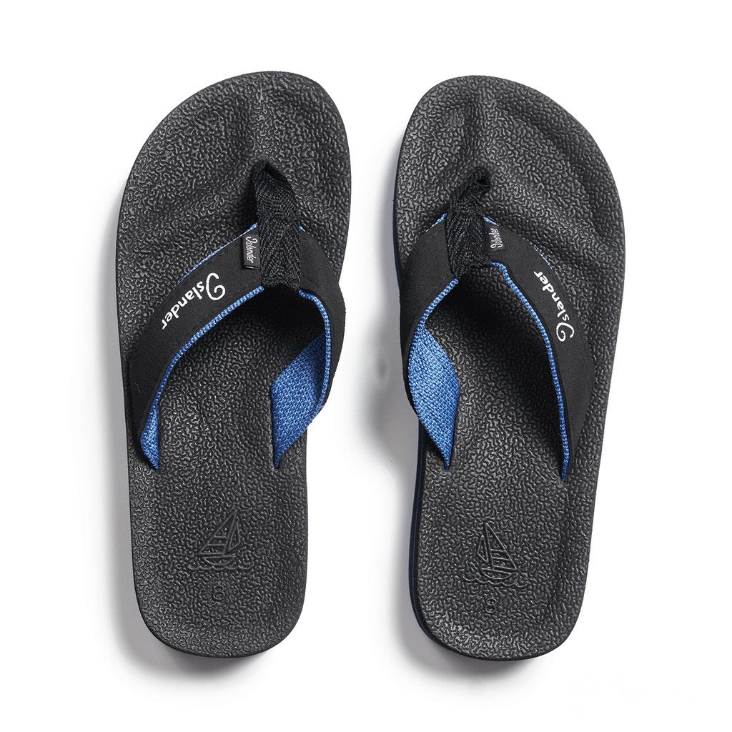 Islander 10 Series Sandals (Flip Flops) - Black / Blue