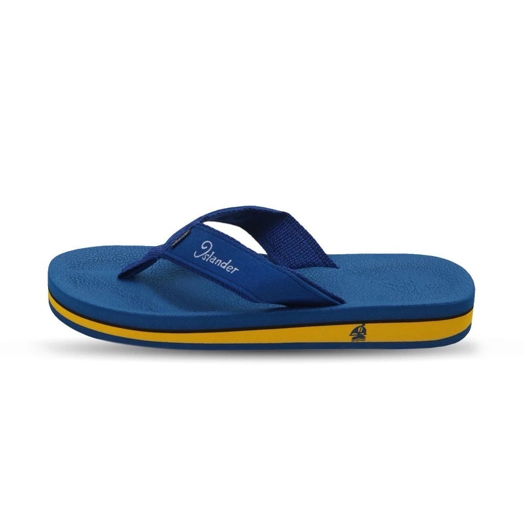 2400 Series Sandals (Flip Flops) - Blue / Yellow