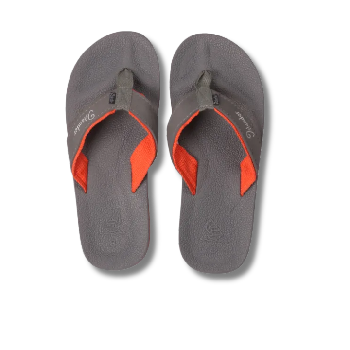 2400 Series Sandals (Flip Flops) - Gray / Orange