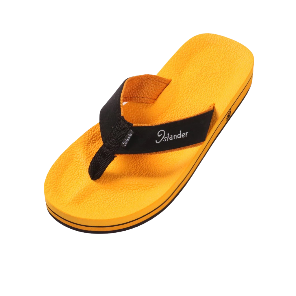 2400 Series Sandals (Flip Flops) - Mustard / Black