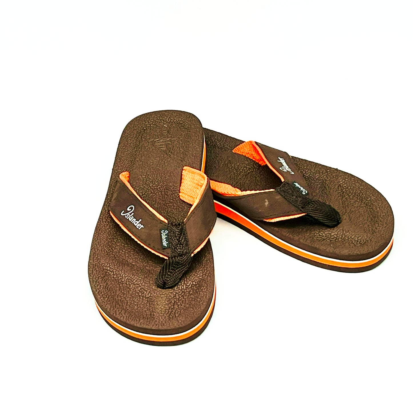 2300 Series Sandals (Flip Flops) - Brown / Orange