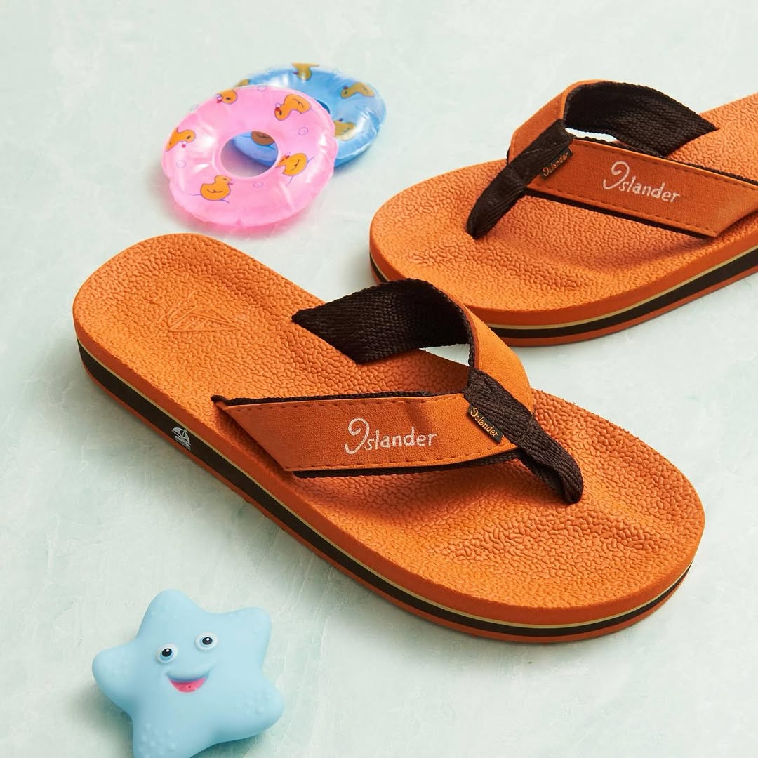 2200 Series Sandals (Flip Flops) - Orange Brown