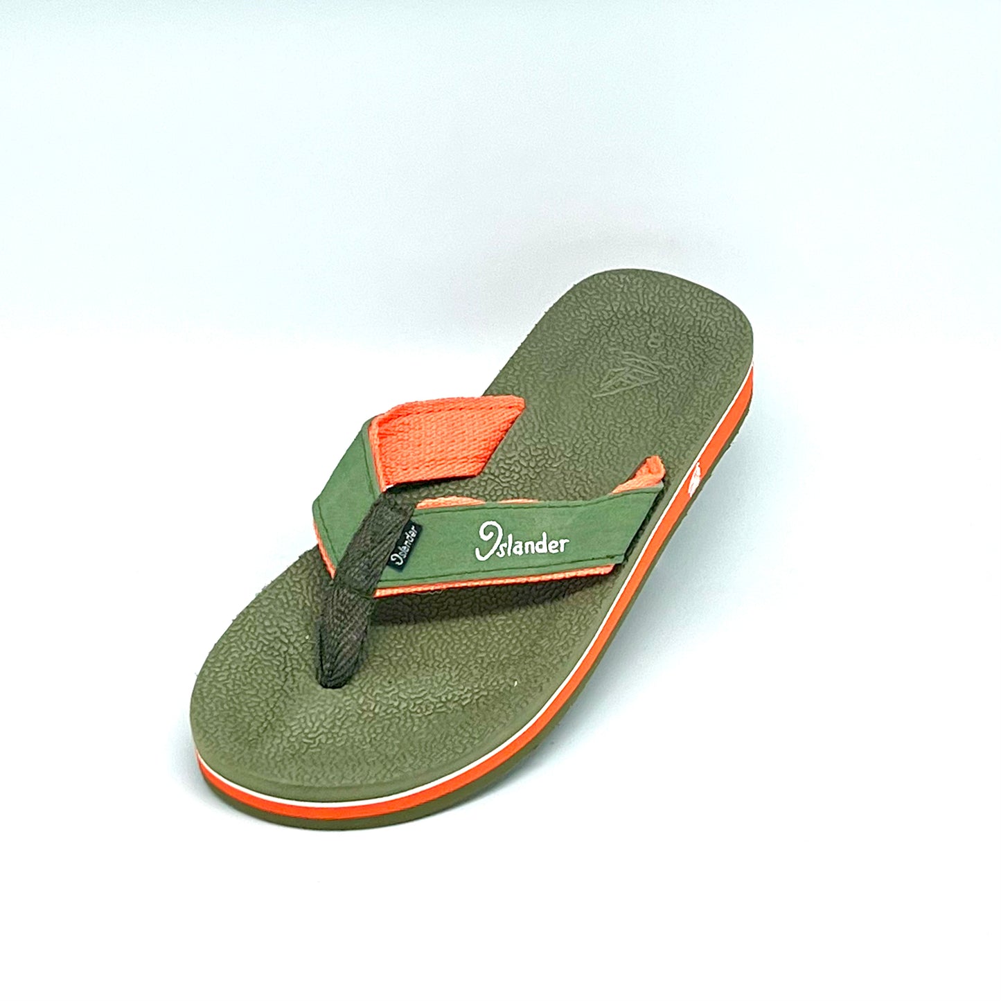 2300 Series Sandals (Flip Flops) - Olive Green / Orange