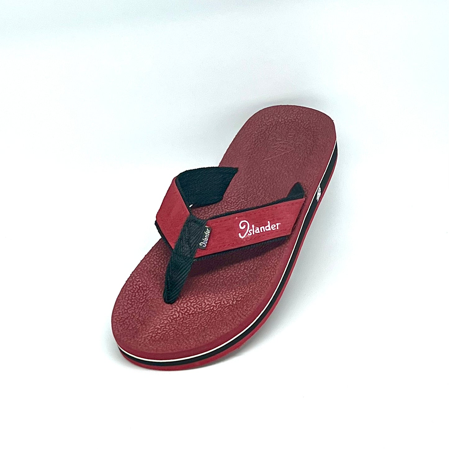 2300 Series Sandals (Flip Flops) - Maroon / Black