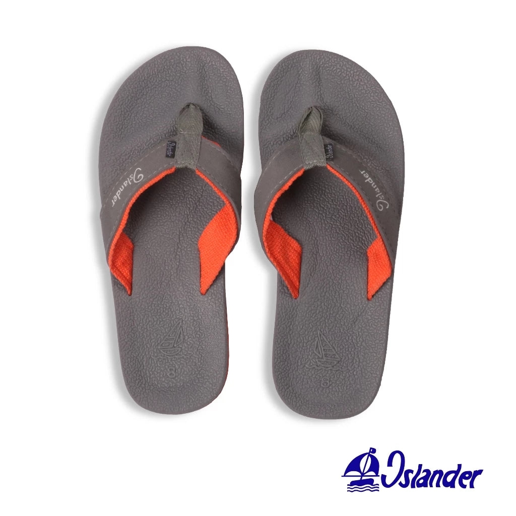 2400 Series Sandals (Flip Flops) - Gray / Orange