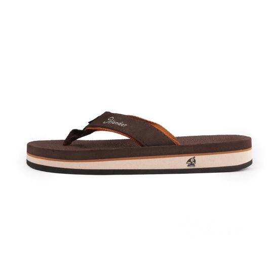 2100 Series Sandals (Flip Flops) - Brown / Cream