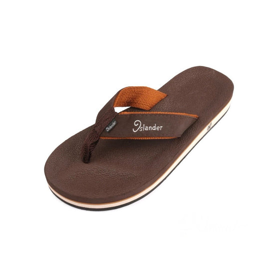 2100 Series Sandals (Flip Flops) - Brown / Cream