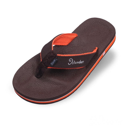 2300 Series Sandals (Flip Flops) - Brown / Orange