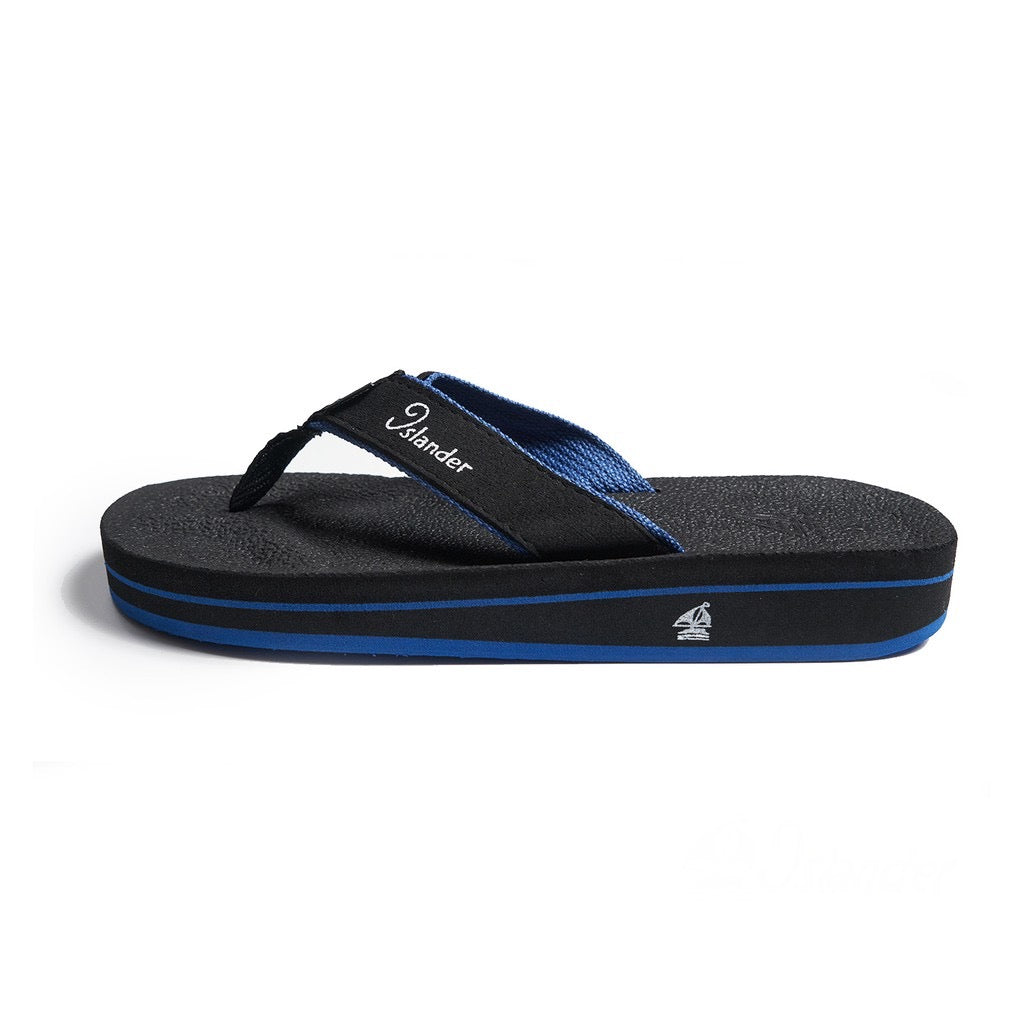 Islander 10 Series Sandals (Flip Flops) - Black / Blue