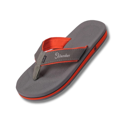 2400 Series Sandals (Flip Flops) - Gray / Orange