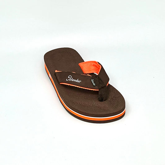 2300 Series Sandals (Flip-Flops) - Brown / Orange