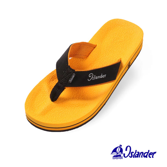 2400 Series Sandals (Flip Flops) - Mustard / Black