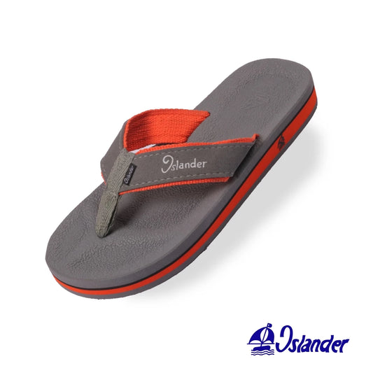 2400 Series Sandals (Flip Flops) - Gray / Orange