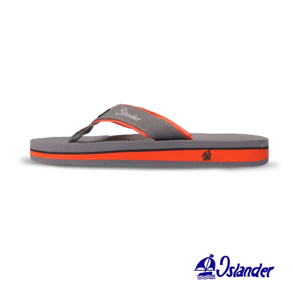 2400 Series Sandals (Flip Flops) - Gray / Orange